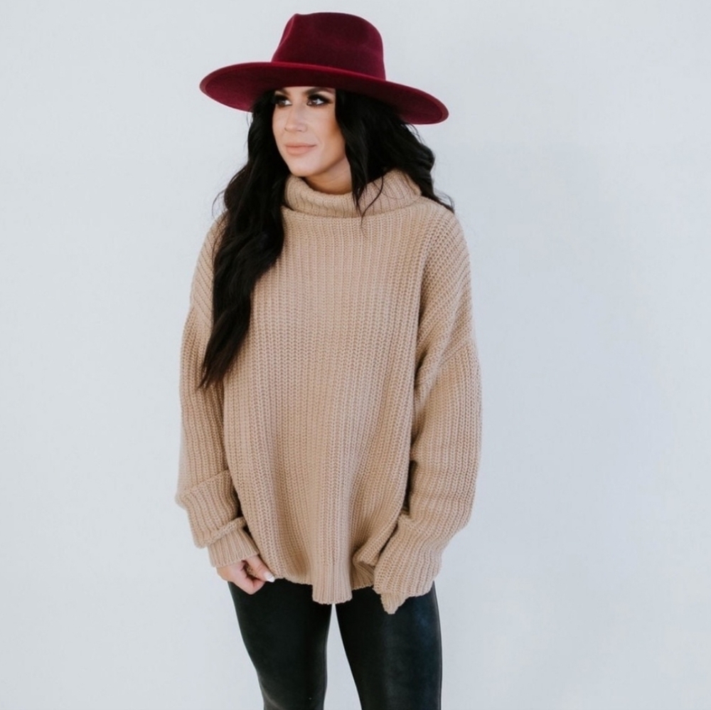 Chelsea DeBoer By Lily & Lottie Amherst Lauribelles Funnel Neck Sweater